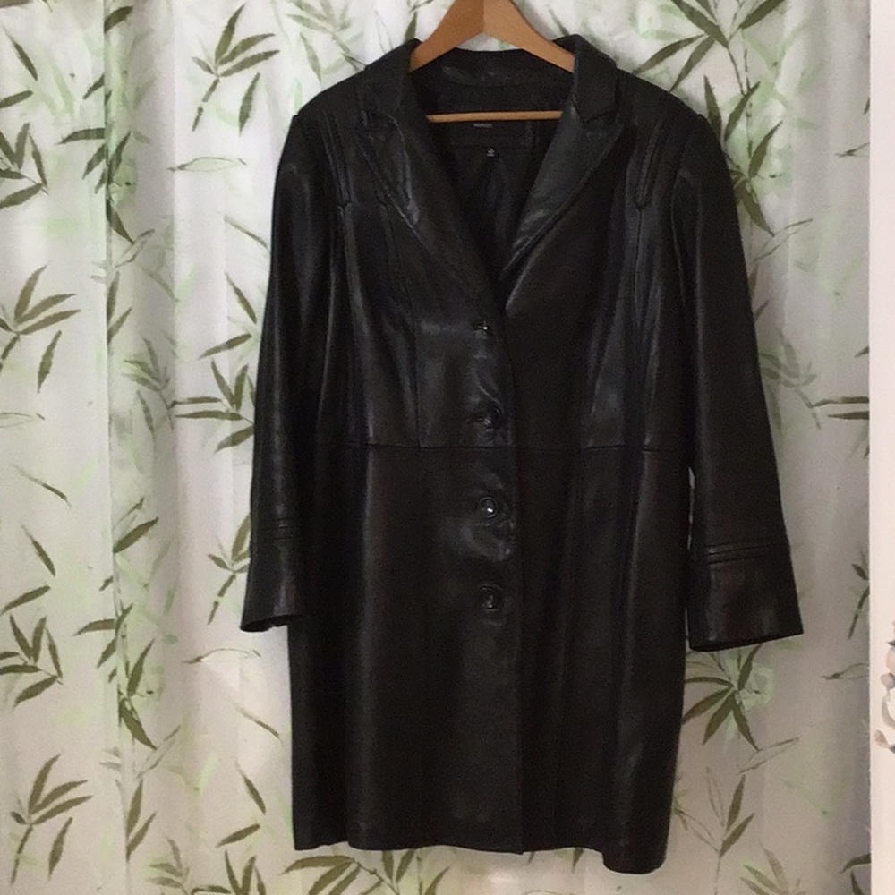 🤑SALE AVANTI Soft Genuine Lambskin Leather Jacket. Size 1X. Black.